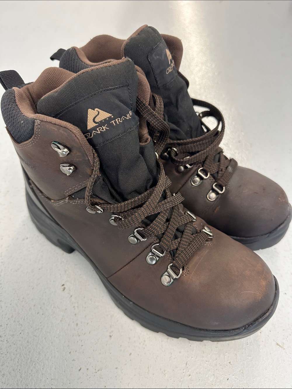Ozark Trail Men's Brown Hiking Boots